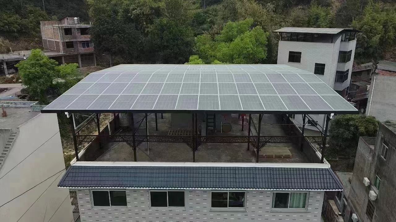 玉溪15kw+10kwh自建别墅家庭光伏储能系统